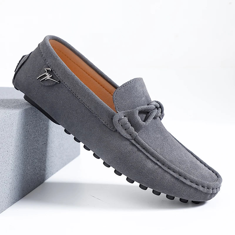 Edward - Mocassins Elegantes em Camurça