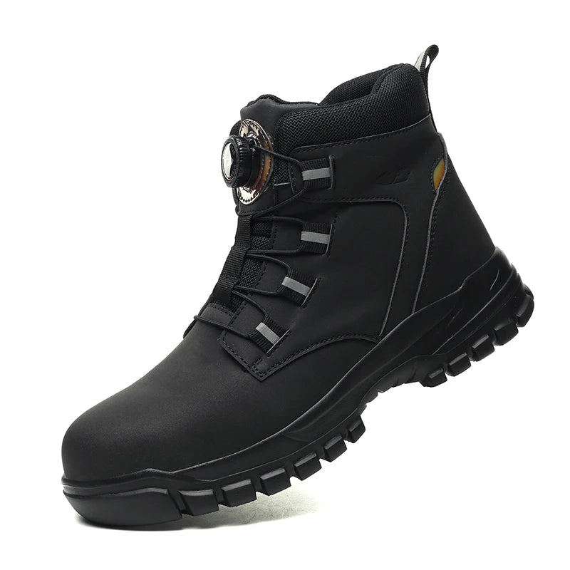 IronShield Pro – Botas de Segurança Impermeáveis com Biqueira de Aço