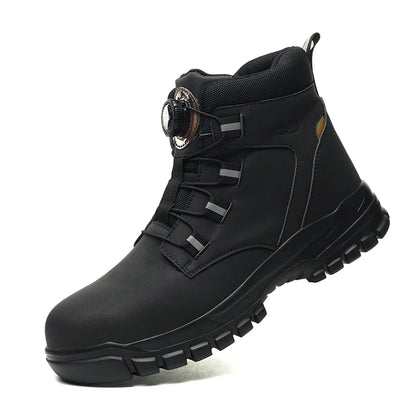IronShield Pro – Botas de Segurança Impermeáveis com Biqueira de Aço