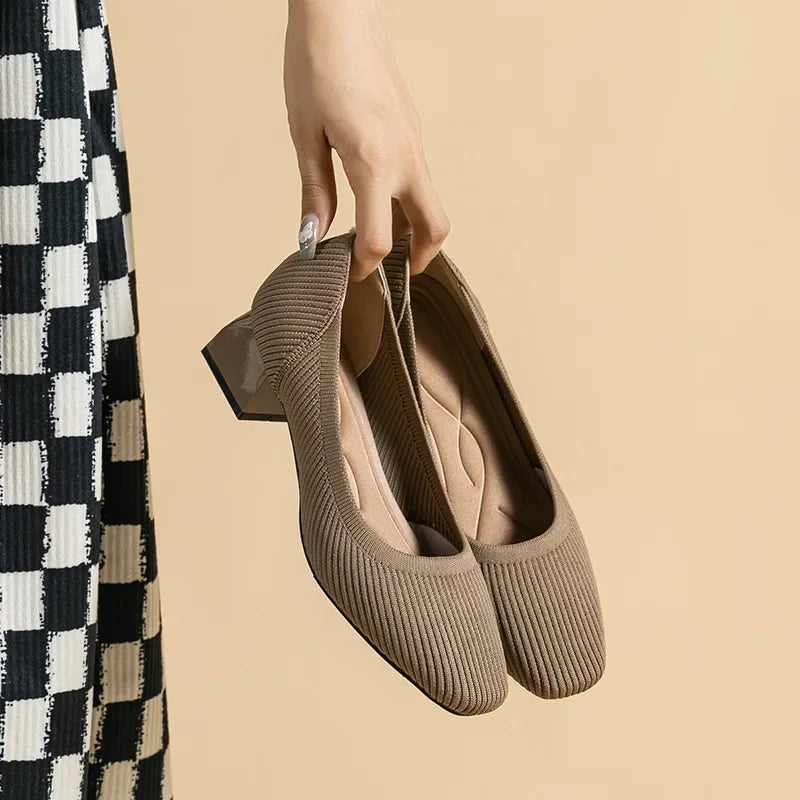 Escarpins rétro Miss Isadora - Chaussures à talon bloc très élégantes et confortables