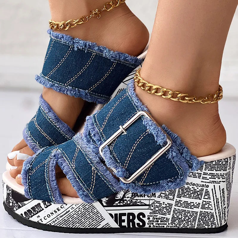 Sara Jeans - Sandale ultra confortable