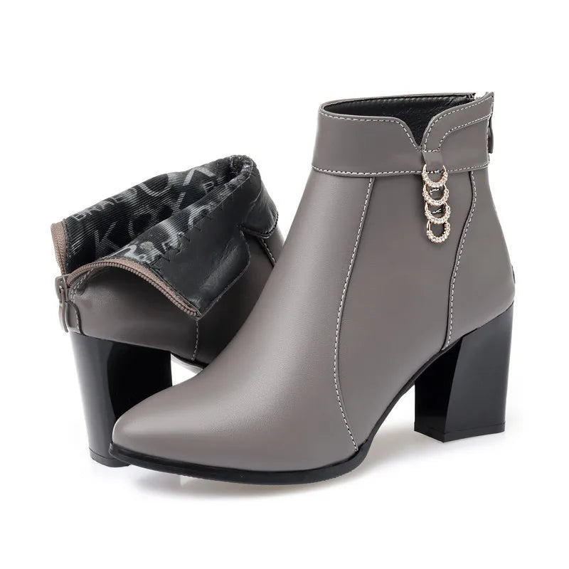 Bottes Giorgia Aire - Cuir véritable