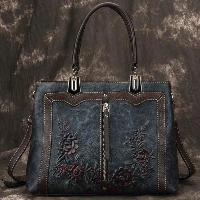 Sac Verona Box Vintage – Fabriqué en cuir véritable de première qualité 