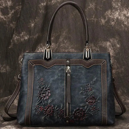 Sac Verona Box Vintage – Fabriqué en cuir véritable de première qualité 