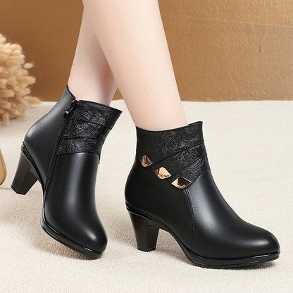 Brême - Bottes en cuir véritable