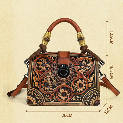 Mala Floral Elisa Vintage – Design Elegante de Alta Qualidade