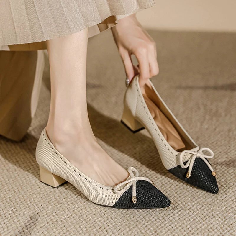 Escarpins Miss Isadora Lianna - Chaussures à talon bloc très élégantes et confortables