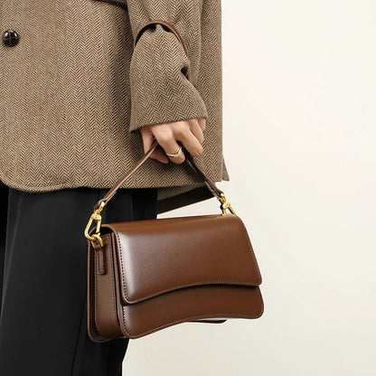 Sac Rachel en cuir véritable – Élégance décontractée