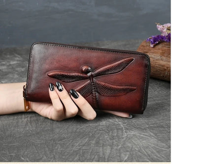 Portefeuille Aurora Vintage – Fabriqué en cuir véritable de haute qualité 