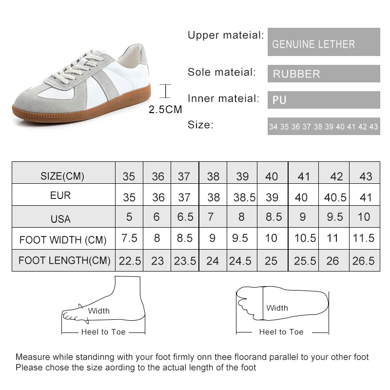 Paulinna Daux - Chaussures de tennis en cuir véritable