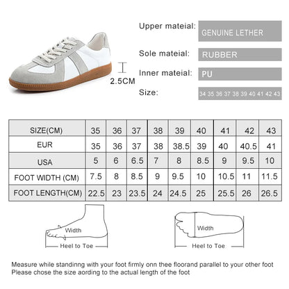 Paulinna Daux - Chaussures de tennis en cuir véritable