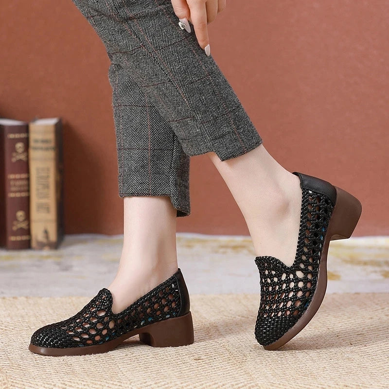 Mocassins Cléopâtre RAFEZZI - Confortables et élégants (Cuir véritable)