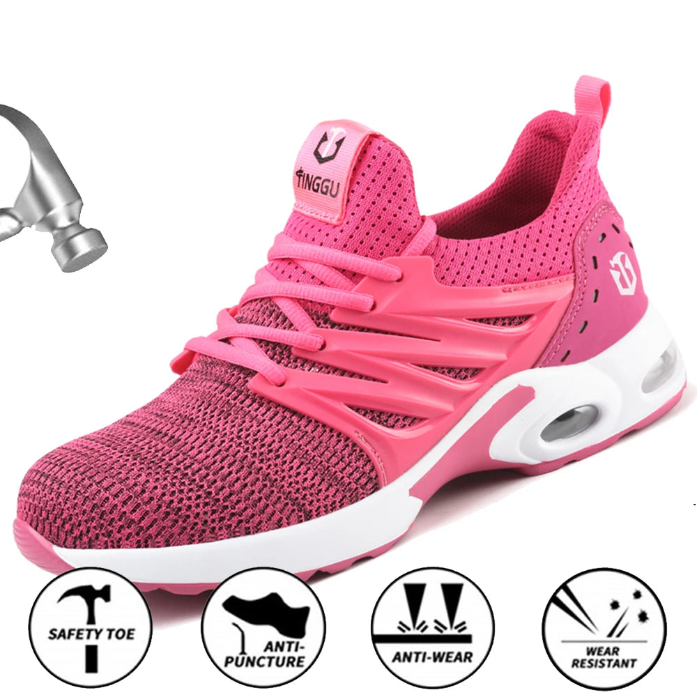 ComfortGuard Pro – Sapatos de Segurança S1P Leves e Respiráveis