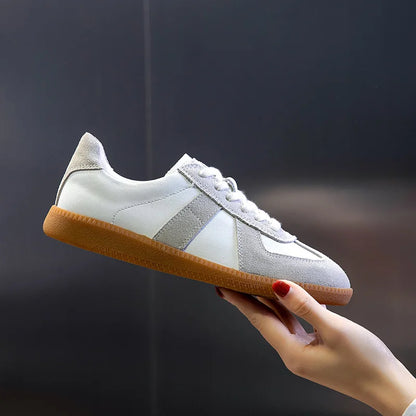 Paulinna Daux - Chaussures de tennis en cuir véritable