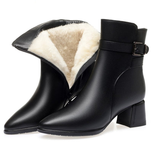 Dortmund - Bottes (Cuir véritable) 