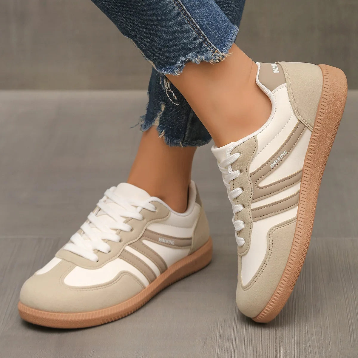Élodie Comfort – Ténis Casuais em Pele Vegan