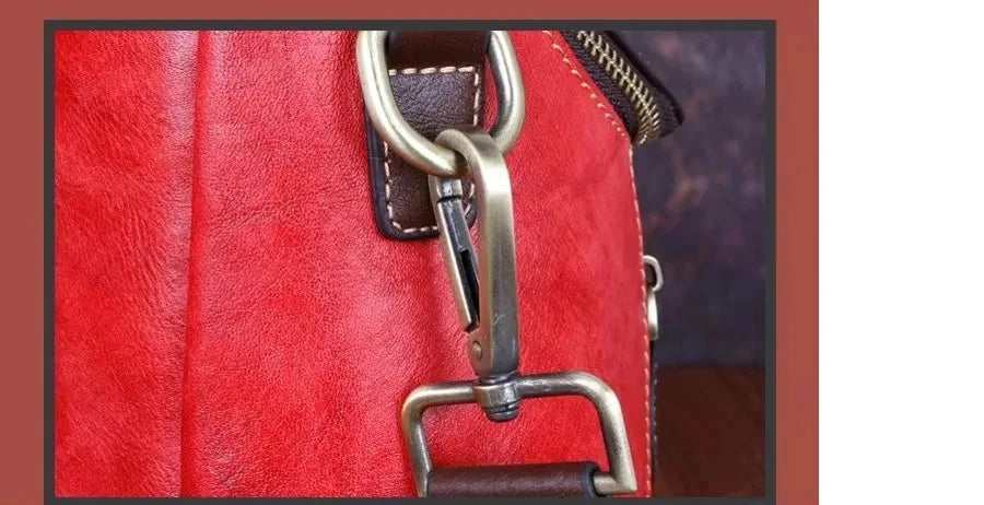 Sac à dos Matilde Vintage à motif floral – Fabriqué en cuir véritable de première qualité 