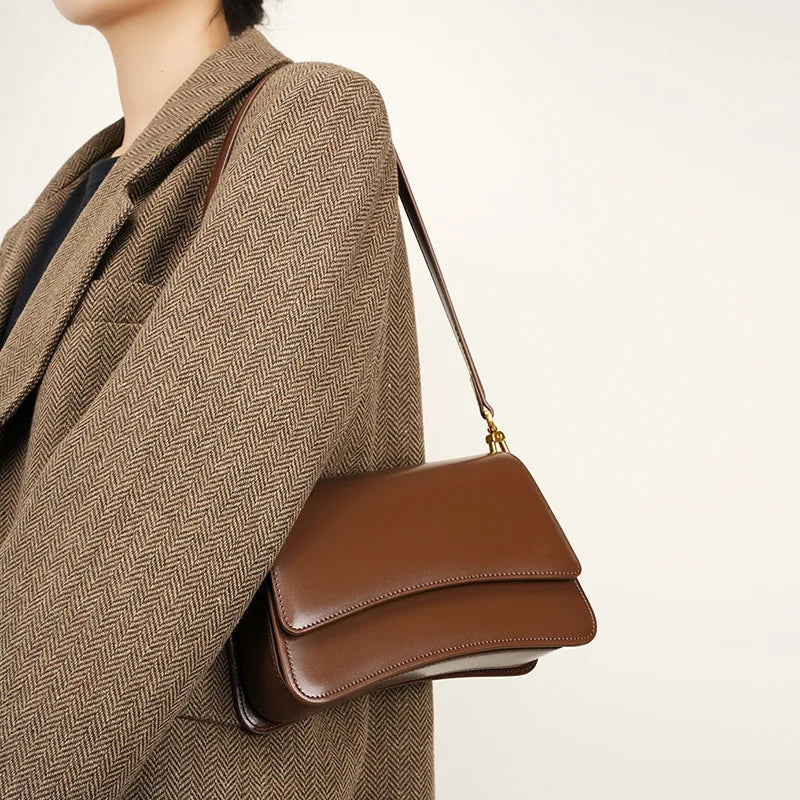Sac Rachel en cuir véritable – Élégance décontractée