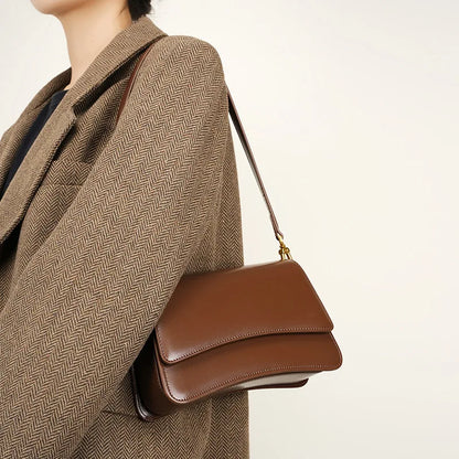 Sac Rachel en cuir véritable – Élégance décontractée