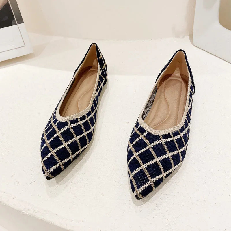 Yaliane - Chaussure de style ballerine très élégante et confortable.