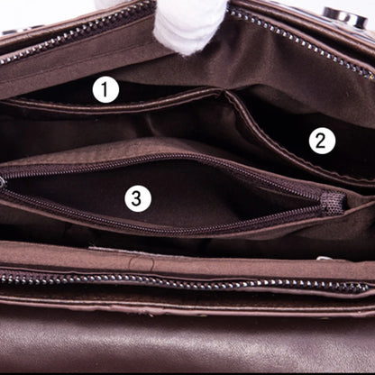 Mala Flap Aurora Vintage – Em Couro Genuíno Premium