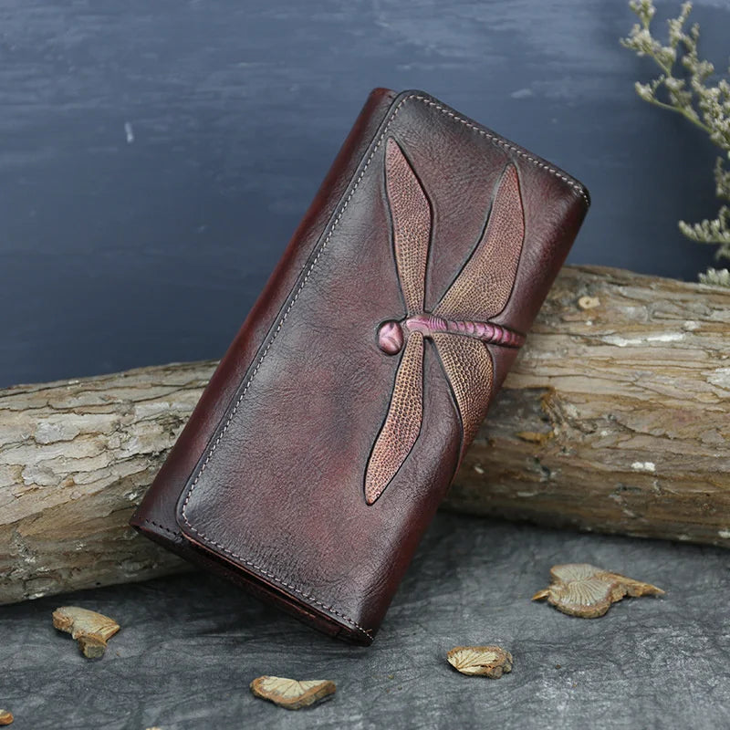 Portefeuille Aurora Classic Vintage – Fabriqué en cuir véritable de première qualité