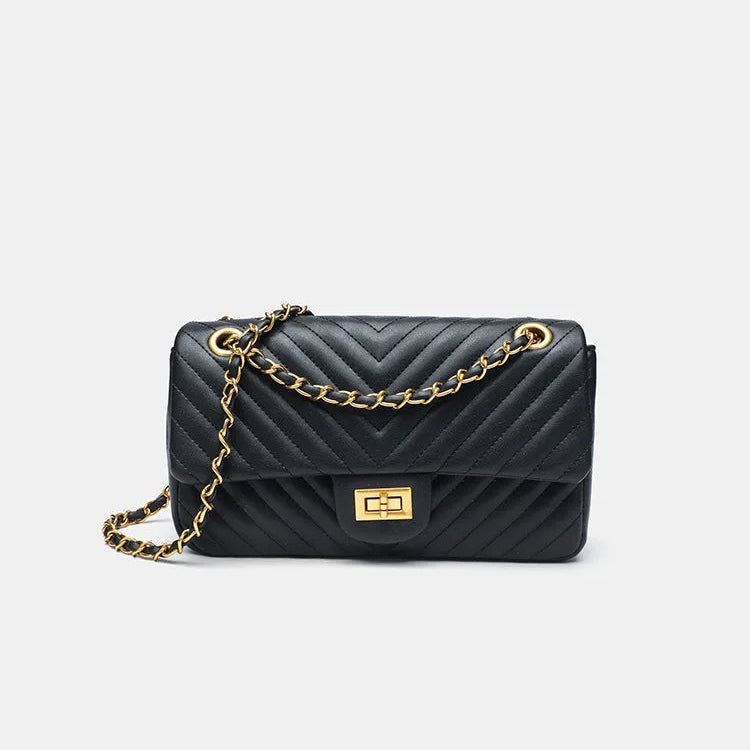 Véronique Chain – Bolsa em Couro Genuíno