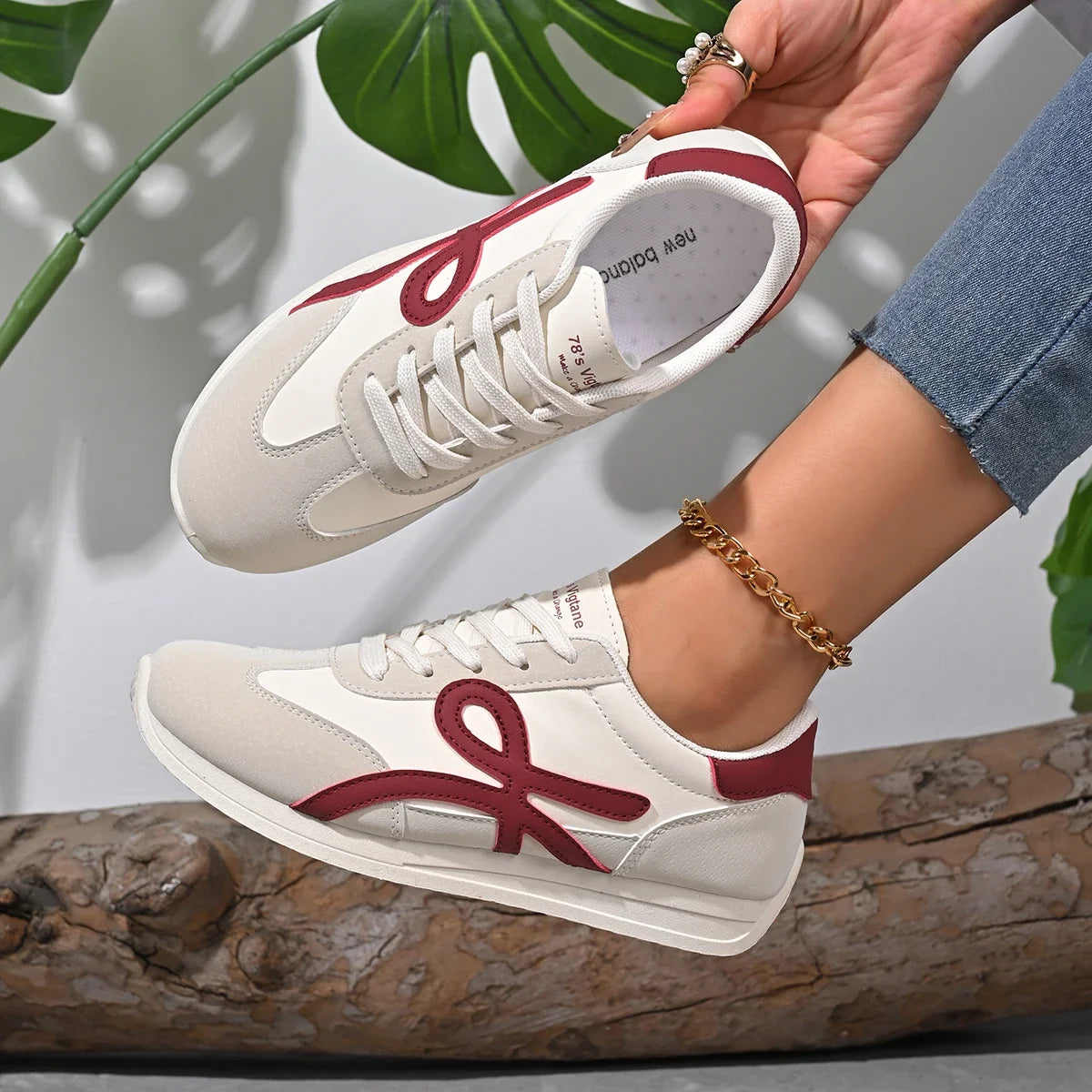 Baskets Lace Marie - Confortables et tendance
