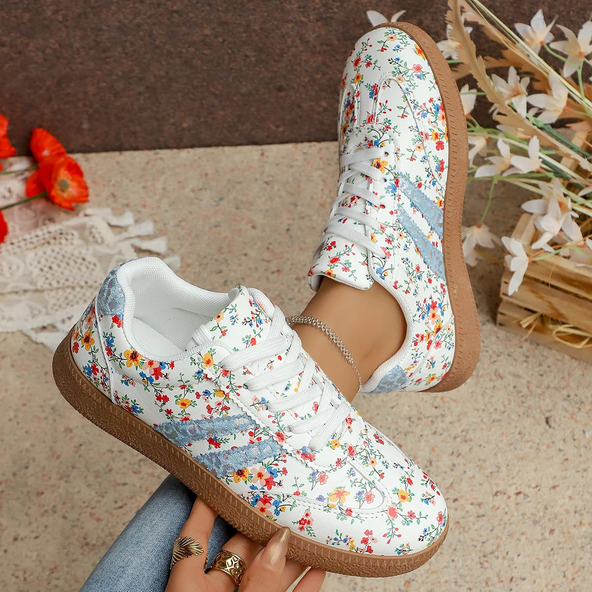 Vivienne Fleur – Baskets fleuries