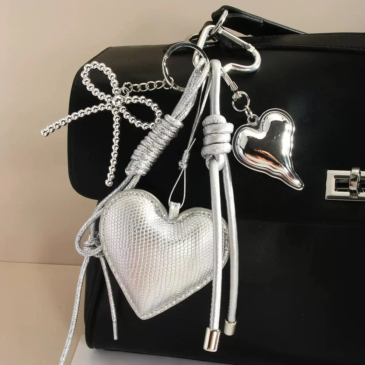 Nouveau produit : pendentif croissant en forme de caneton rôti d'été, accessoire pour sac à dos en forme de cœur, porte-clés