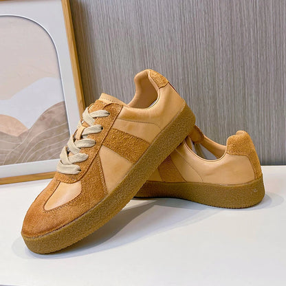Elnatiana Daux - Chaussures de tennis en cuir véritable