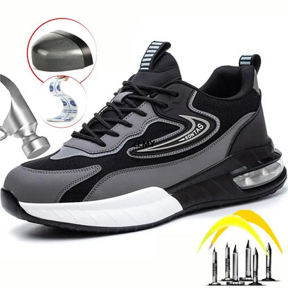 AirMax Guard - Sapato de Segurança com Câmara de Ar e Biqueira de Aço