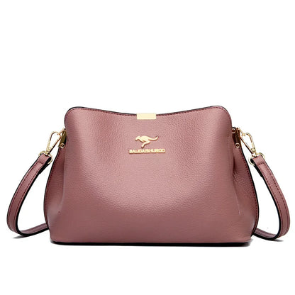 Sac à main élégant à trois compartiments pour femme