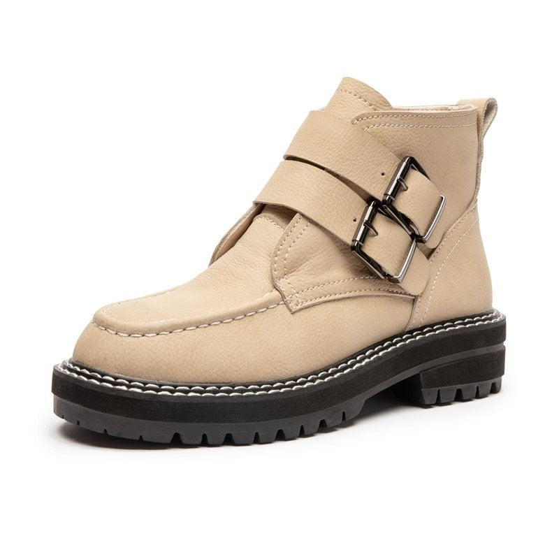 Glasgow - Bottes d'hiver (cuir véritable)