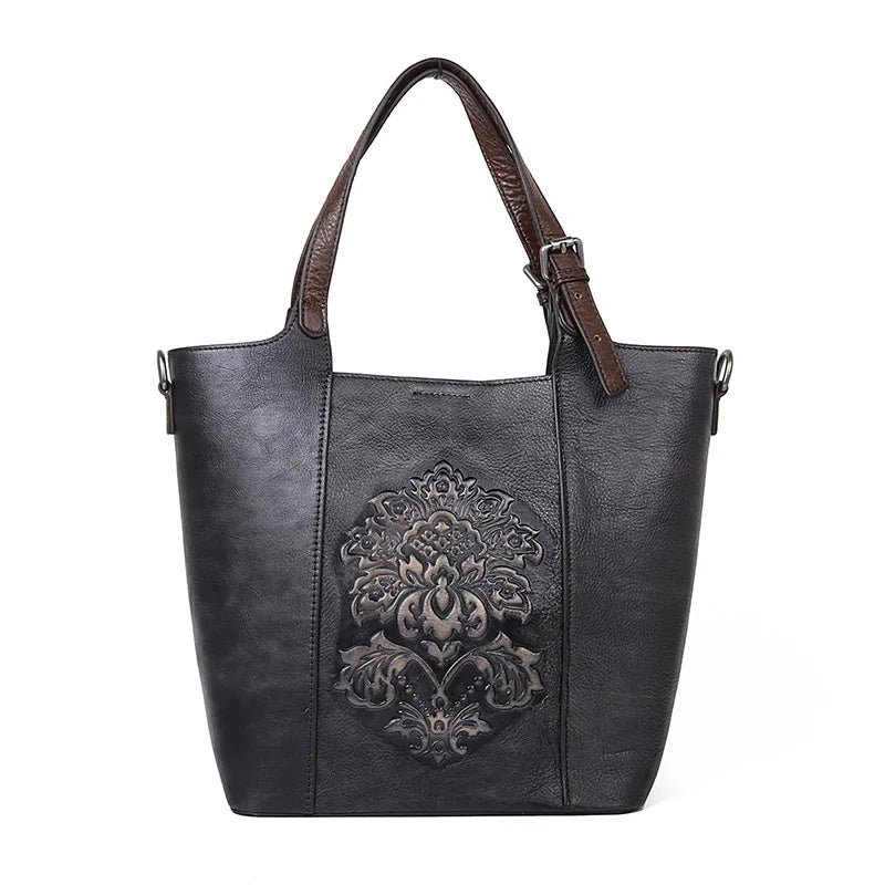 Sac seau Aurora Vintage – Fabriqué en cuir véritable de première qualité 