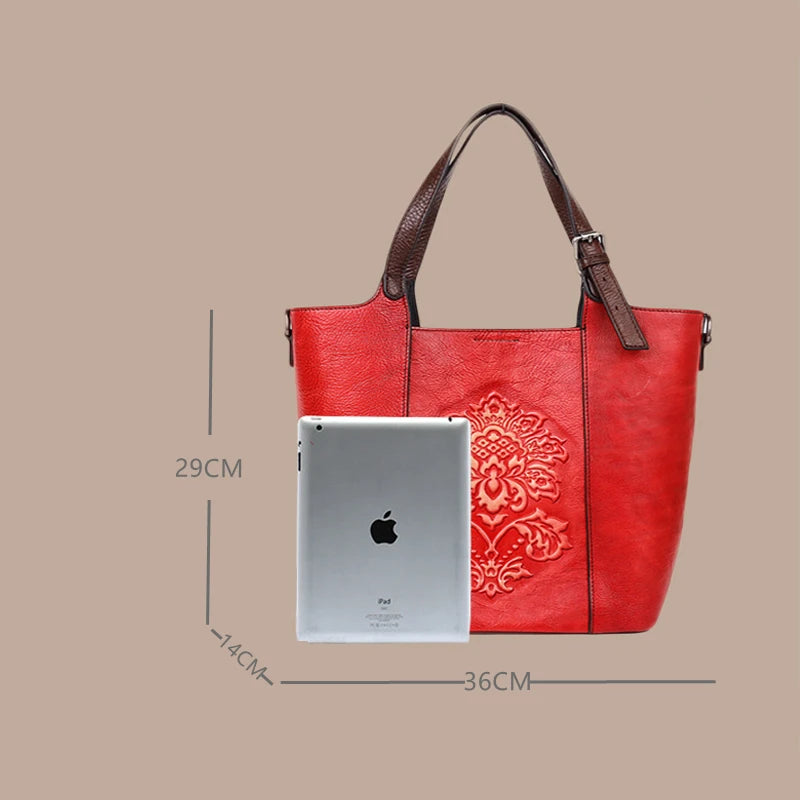 Sac seau Aurora Vintage – Fabriqué en cuir véritable de première qualité 