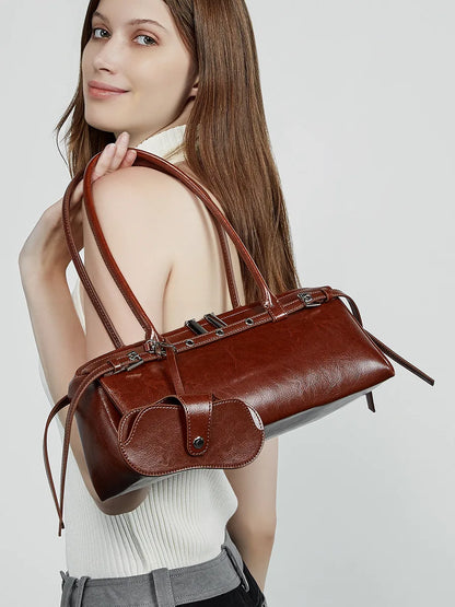 Sac Catarina Vintage en cuir véritable
