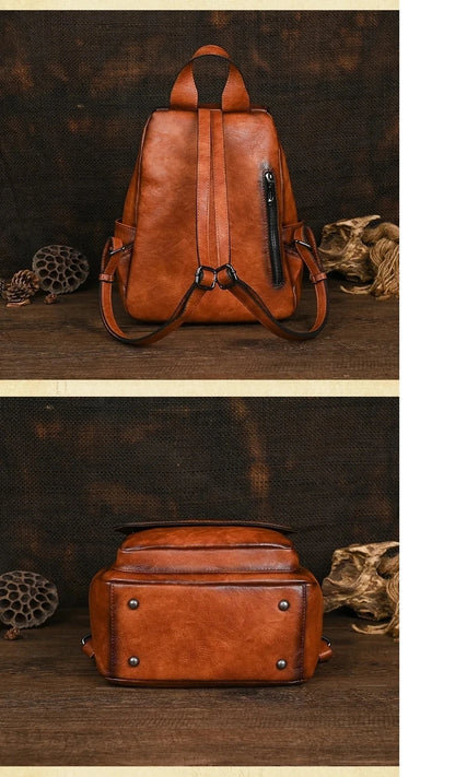 Sac à dos géométrique vintage Laura – Design élégant et de haute qualité