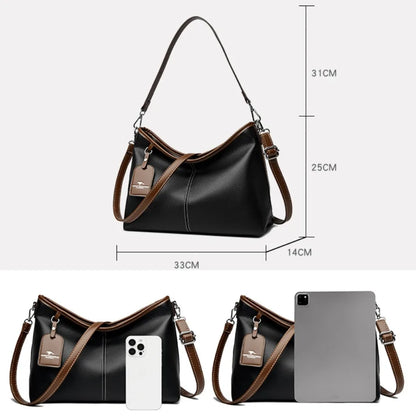 Sac seau élégant bicolore