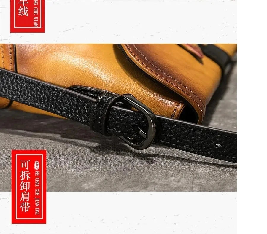 Sac Sofia Vintage Artistique – Fabriqué en cuir véritable de qualité supérieure