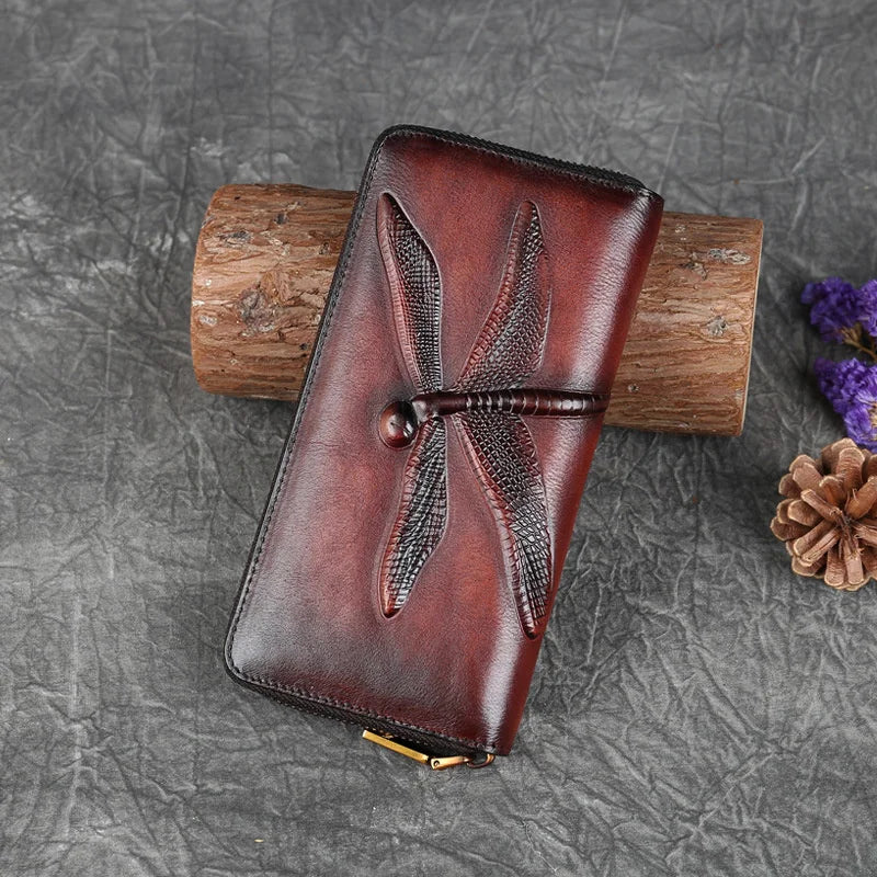 Portefeuille Aurora Vintage – Fabriqué en cuir véritable de haute qualité 