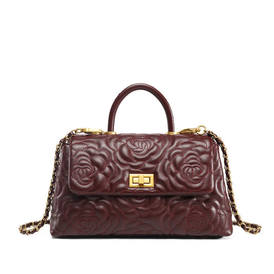 Camélia Élégance – Bolsa em Couro Genuíno