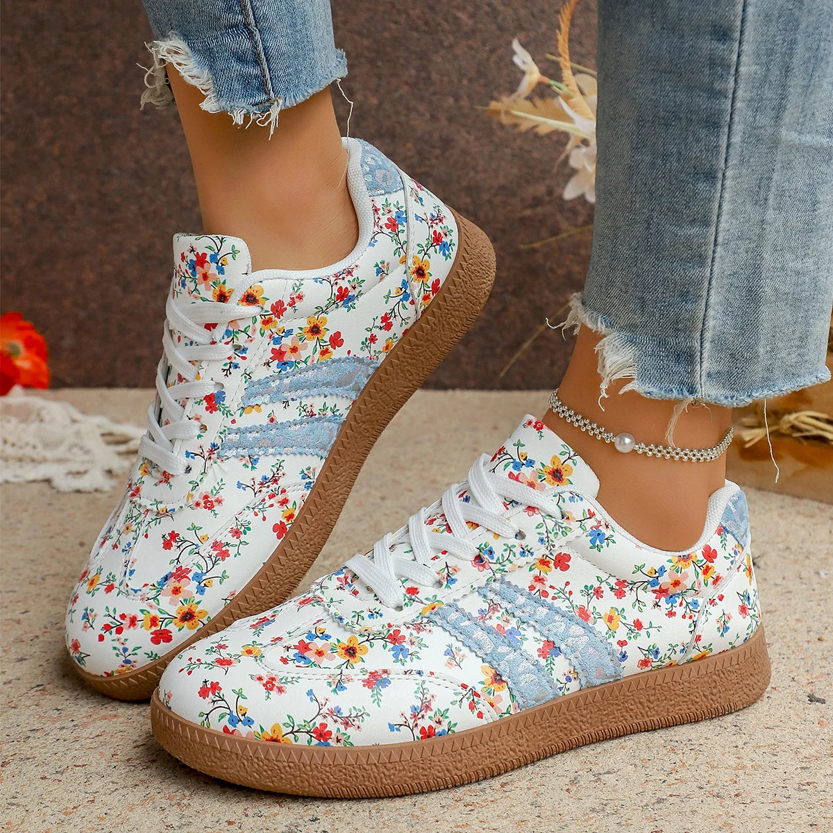 Vivienne Fleur – Baskets fleuries