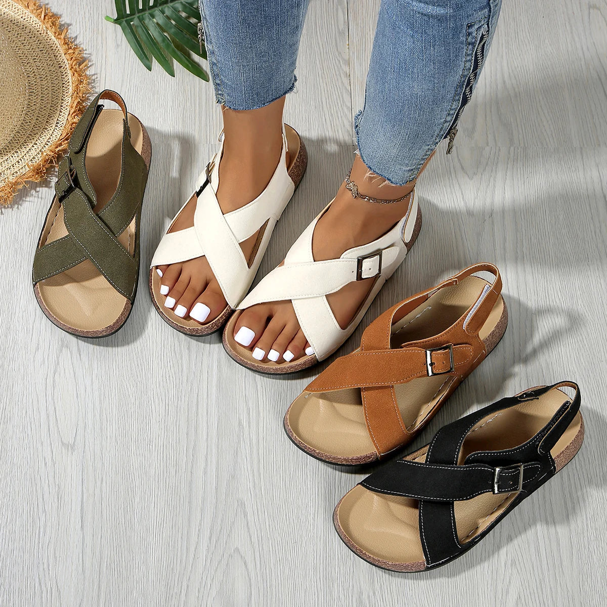 Capri Comfort – Sandálias Cortiça