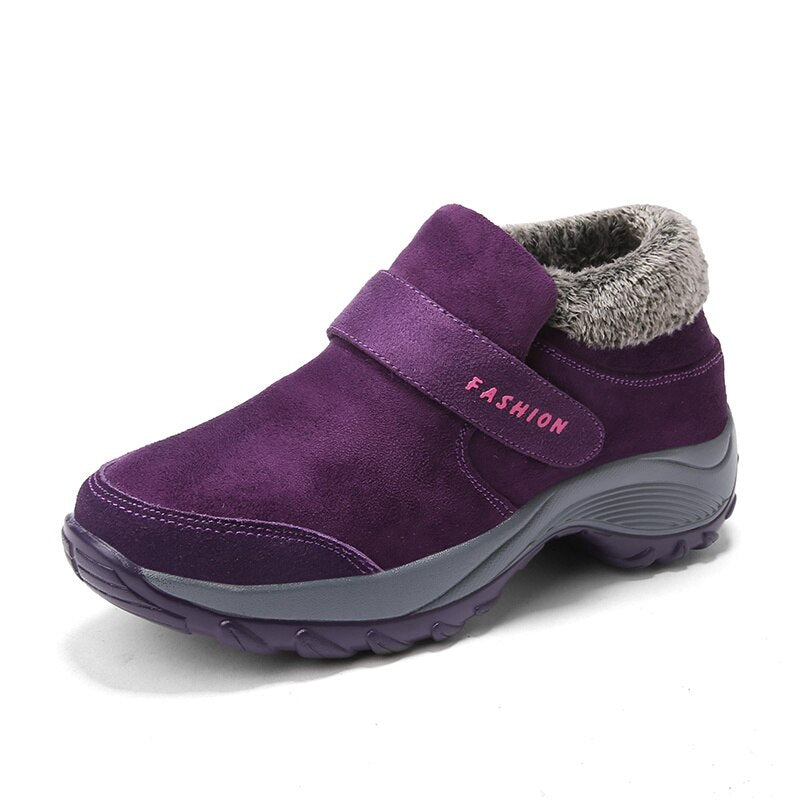 Nuuk - Baskets bottines automne-hiver (imperméables et veloutées)