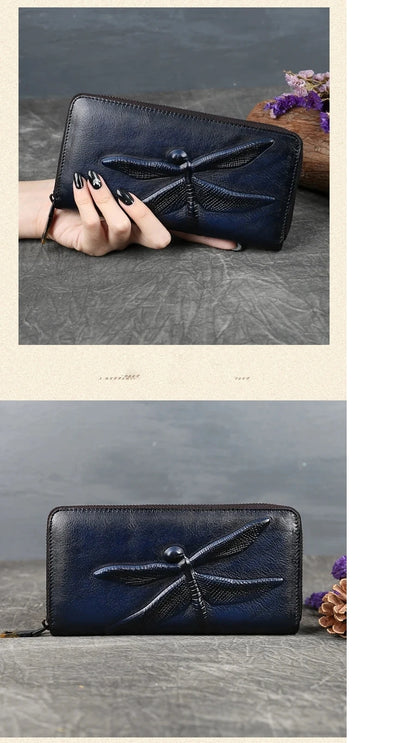Portefeuille Aurora Vintage – Fabriqué en cuir véritable de haute qualité 