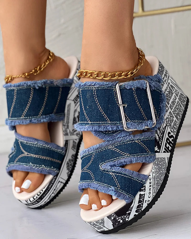 Sara Jeans - Sandale ultra confortable