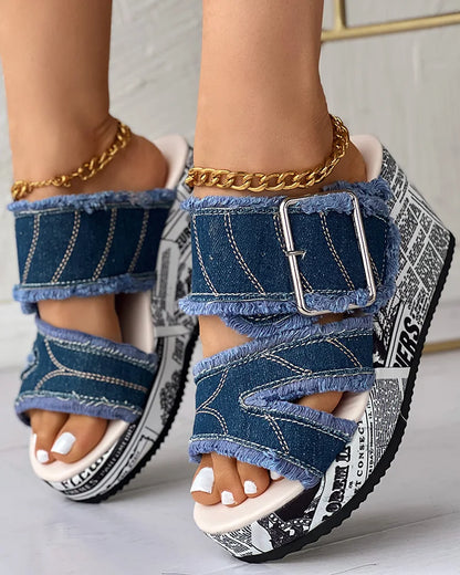 Sara Jeans - Sandale ultra confortable