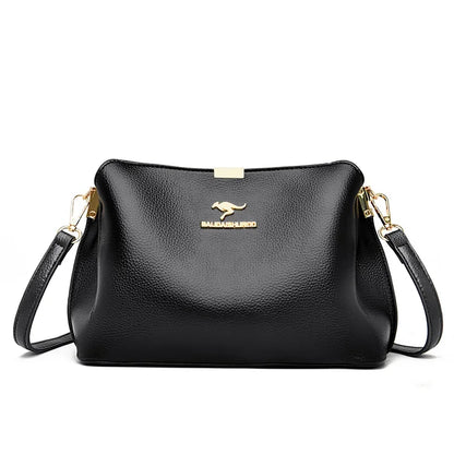 Sac à main élégant à trois compartiments pour femme