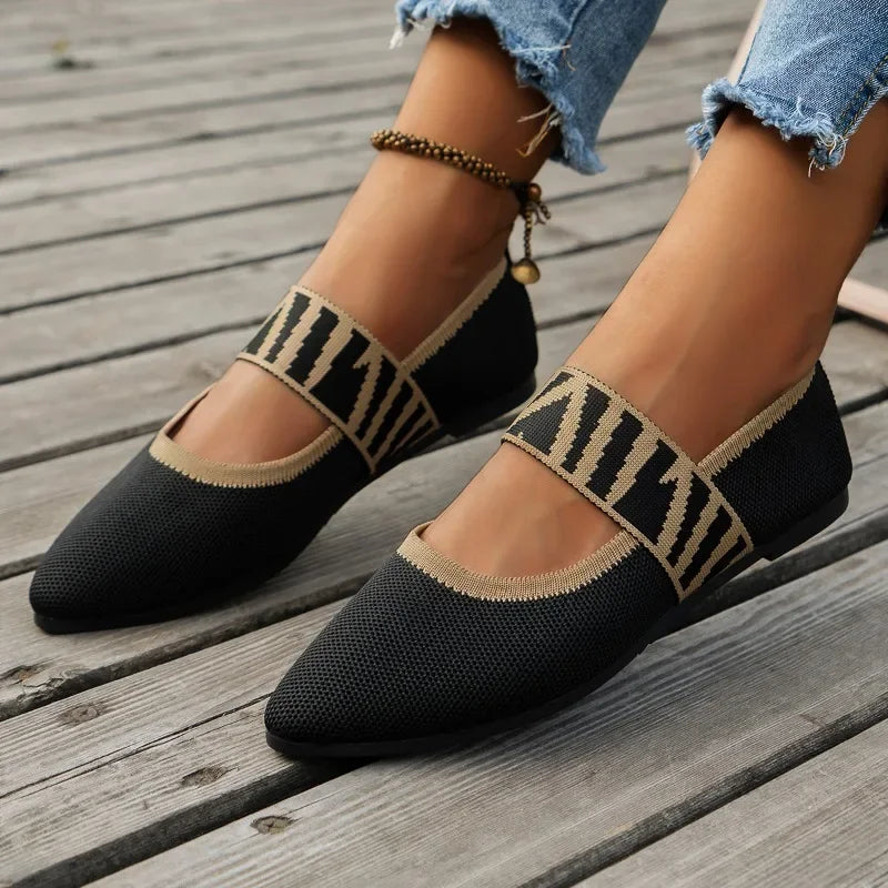 Isadora - Chaussure de style ballerine très élégante et confortable.